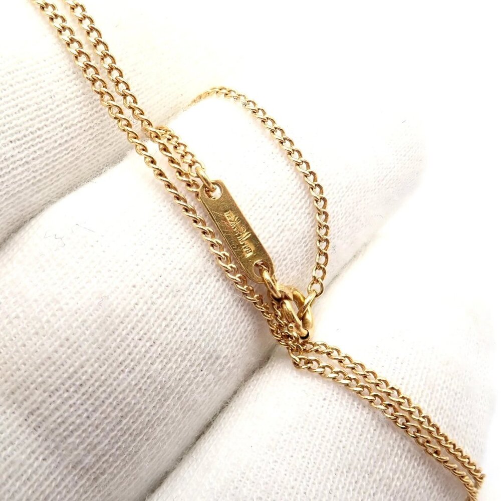 Rare! Tiffany & Co Ralph Lauren 18k Yellow Gold Nautical Bell Pendant Necklace - Picture 9 of 16